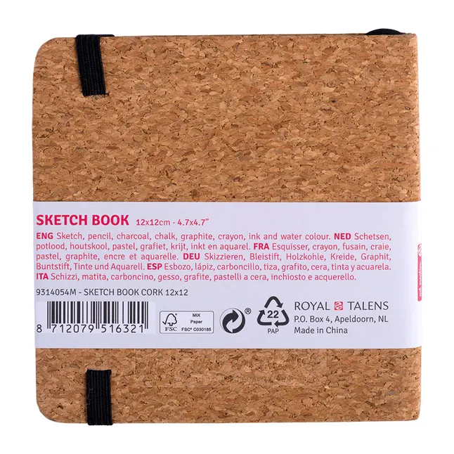 Блокнот для графіки Talens Art Creation 12х12 см 140г/м2 80л Cork Royal Talens — Photo 2