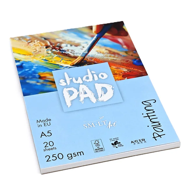 Склейка для акрилу Studio, А5, 250г/м2, 20л, SM-LT Art — Photo 2