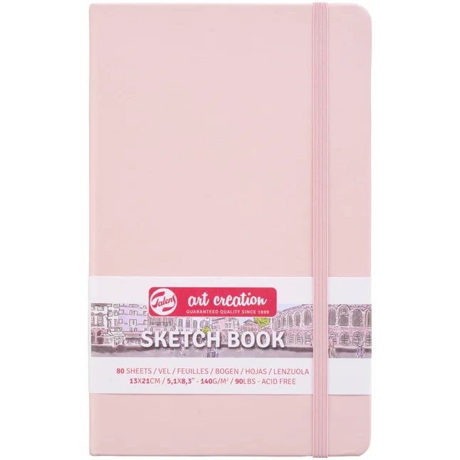 Блокнот для графіки Talens Art Creation А5 (13х21см) 140г/м2 80л Pastel Pink Royal Talens
