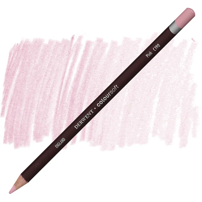 Олівець кольоровий Coloursoft (С190), Рожевий, Derwent