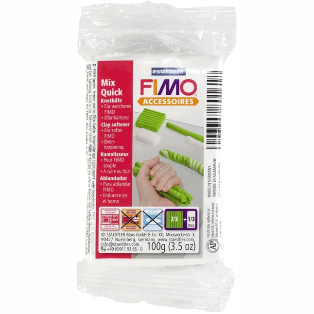 Пом'якшувач для полімерної глини, mix quick, 100 гр, Fimo — Photo 1