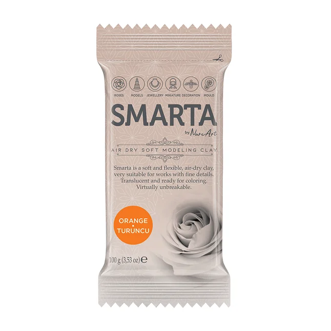 Пластика самозастигаюча Оранжева 100 г Smarta