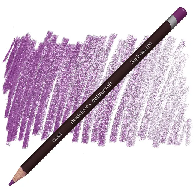 Олівець кольоровий Coloursoft (С140), Фуксія, Derwent